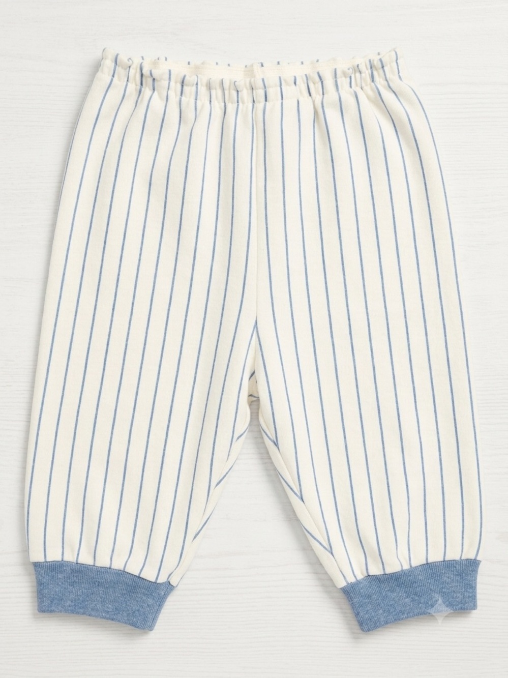Vintage Baseball Style Blue & White Pinstripe Toddler Jogger Pants  Size 2T